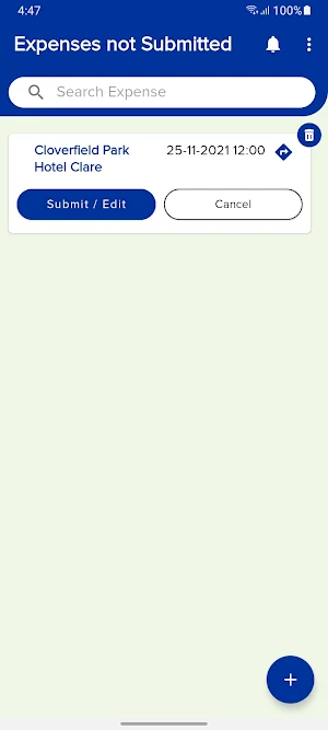 MCS Expense App Screenshot 2