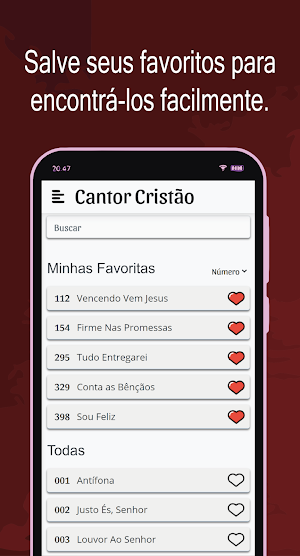 Cantor Cristão: Áudio e Letras Screenshot 2