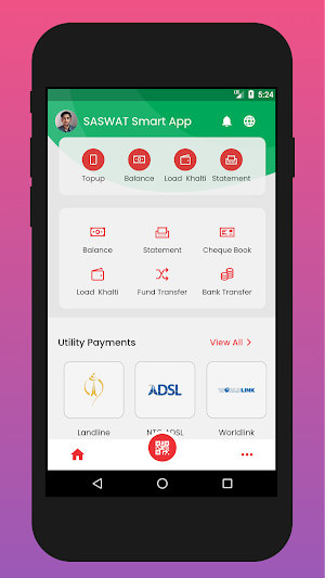 SASWAT Smart App Screenshot 1