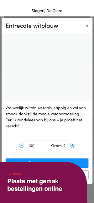 Slagerij De Clerq Screenshot 0
