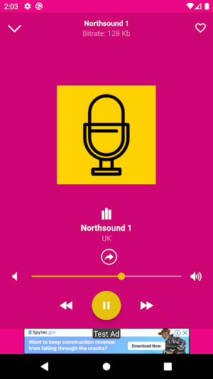 Northsound 1 App fm UK Screenshot 0