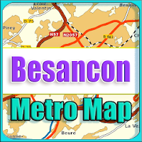 Besancon Metro Map Offline