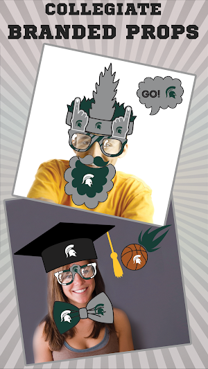 Michigan St. Spartans PLUS Selfie Stickers Screenshot 1