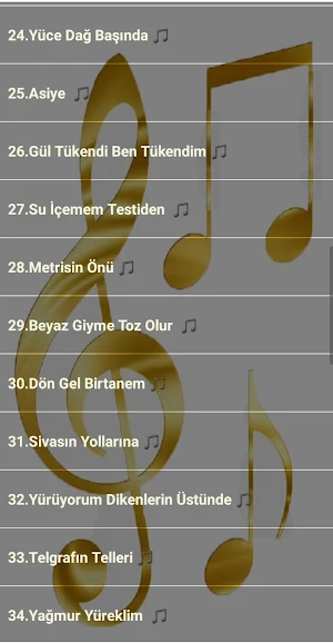 Türk Halk Türkü 60 İnternetsiz Screenshot 2