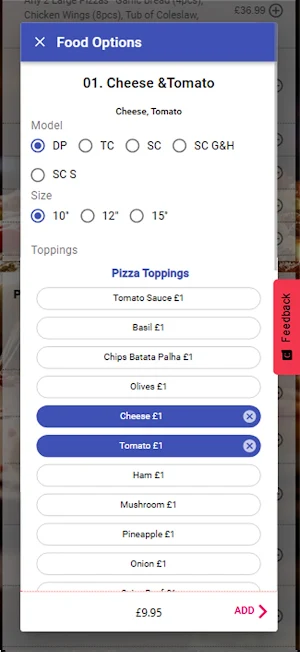 Dominics Pizza Brockley Screenshot 1