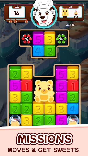 Polar Bear HotSweets Match3 Screenshot 3