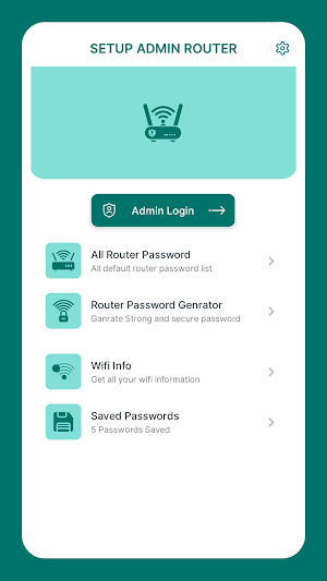 Router Admin Setup: Setup WiFi Screenshot 0