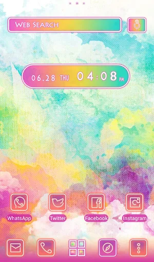 Pastel Clouds Theme Screenshot 0