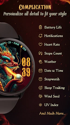 Dragon Watch Faces ULTRA SGW7 Screenshot 1