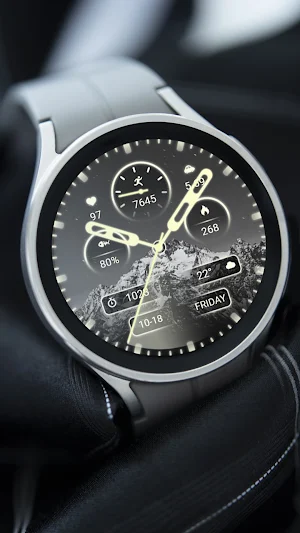 ZKin Watch Snow Scene Quartz Screenshot 3