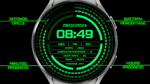 Futuristic Design Watch Face Screenshot 0