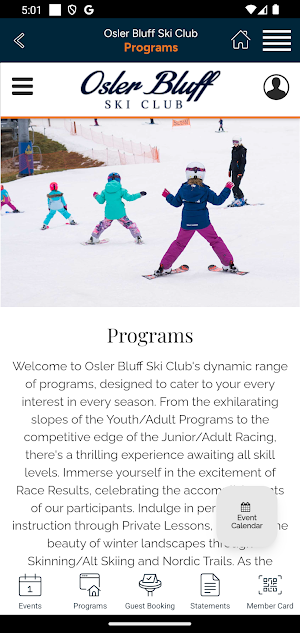 Osler Bluff Ski Club Screenshot 2
