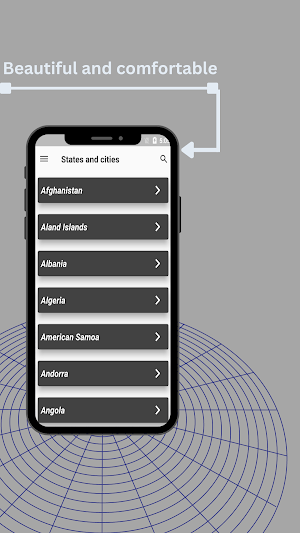 States and Cities Screenshot 1