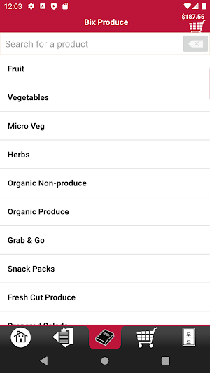 Bix Produce Checkout Screenshot 2