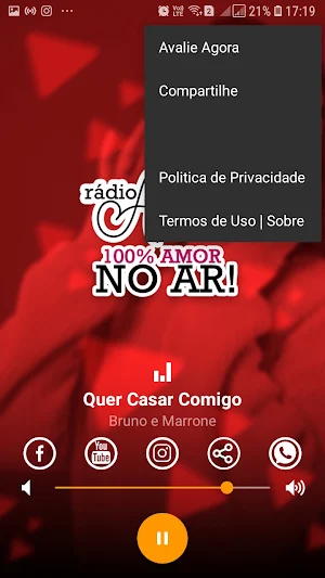 Rádio Amor Online Screenshot 1