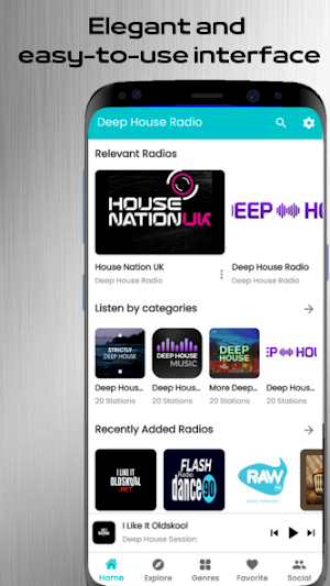 Deep House Radio Screenshot 2