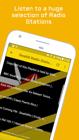 Swahili Radio Stations Screenshot 1