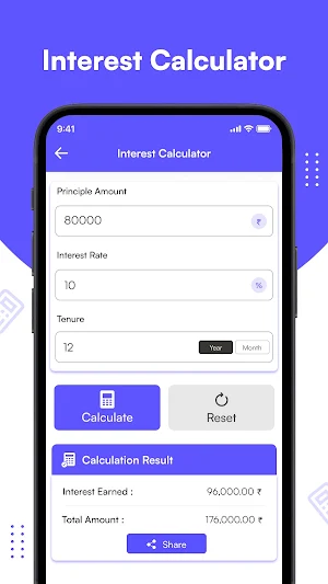 Loan EMI Calculator Screenshot 2