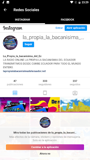 La Propia La Bacanisima del Ec Screenshot 2