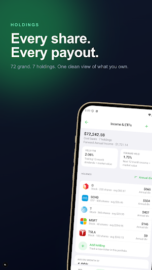 Dividend Tracker: FinSpryDiv Screenshot 3