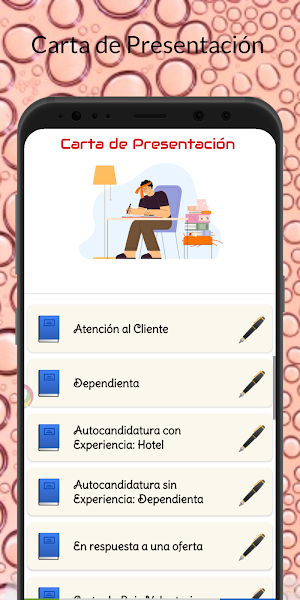 Carta de Presentación Screenshot 1