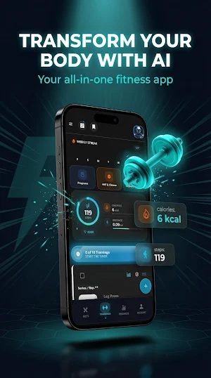 Fitness Day: Workout & Diet Screenshot 0