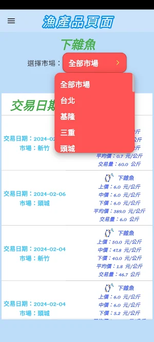 i漁市-漁產交易行情 Screenshot 3