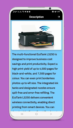 Epson L3250 Printer Guide Screenshot 2