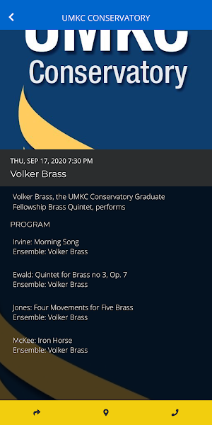 UMKC Conservatory Screenshot 2