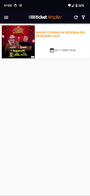 Ticket Simples Produtor Screenshot 1