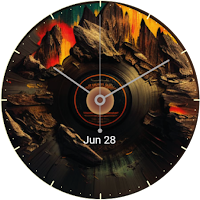 Rock Record Watch Face