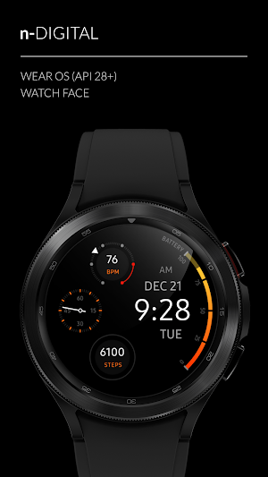 Awf  n-Digital - watch face Screenshot 0