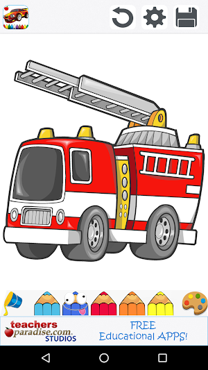 Cars Coloring Book Game Screenshot 3