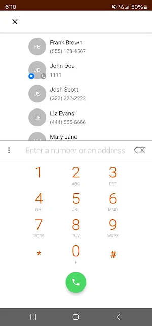 Wired VoIP Screenshot 2