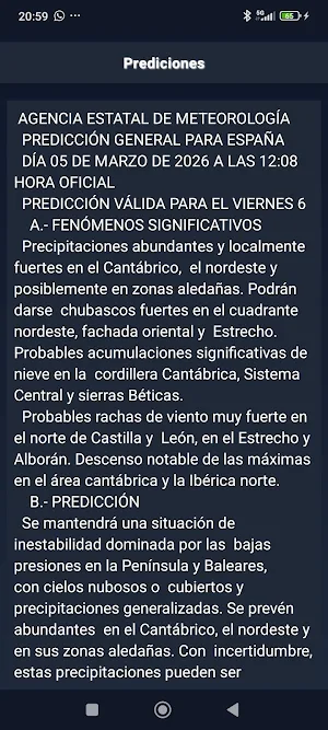 Info Lluvia Screenshot 3