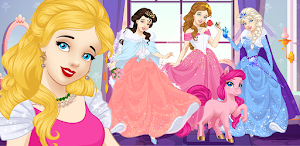 Princesses team Dress up Screenshot 0