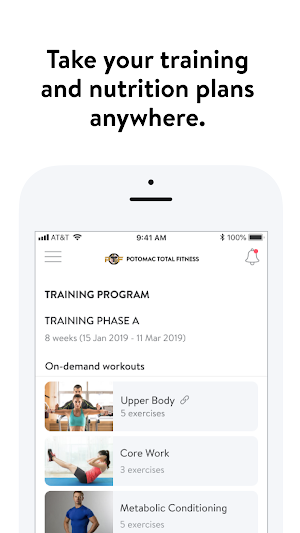 Potomac Total Fitness Screenshot 2