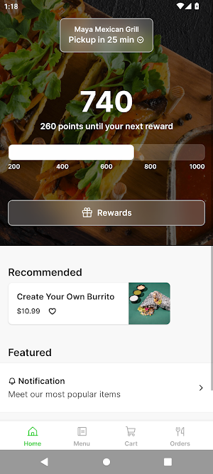 Maya Mexican Grill Screenshot 0