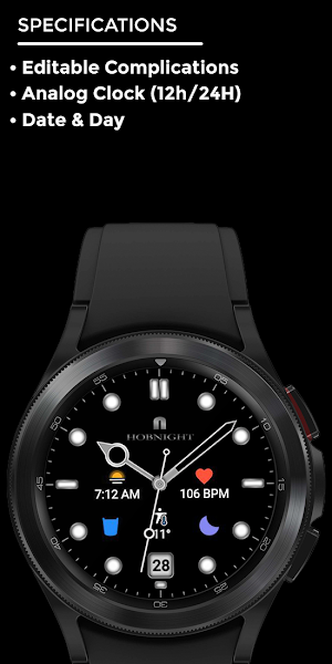 Hobnight - watchface Screenshot 3