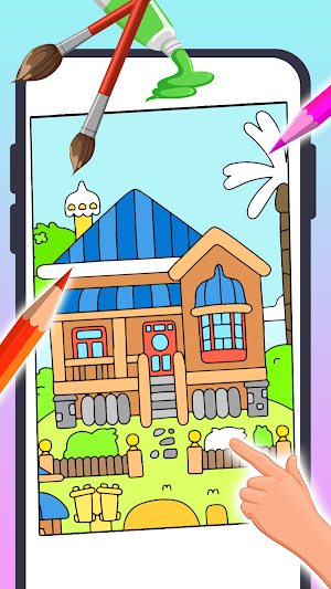 House Design Paint By Number Screenshot 0