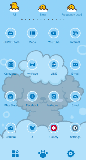 Puppy Bath Time Theme +HOME Screenshot 2