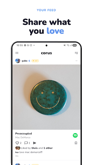 Corus - Social Music & Film Screenshot 0