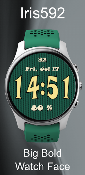Iris592 Big Bold Digital Watch Screenshot 1