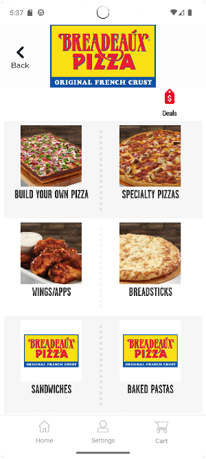 Breadeaux Pizza Screenshot 2