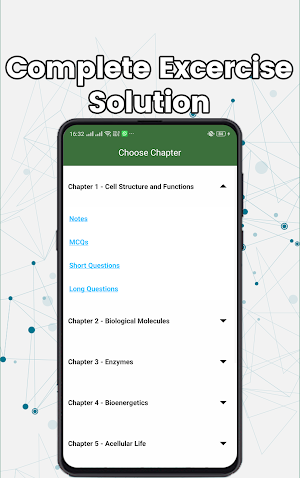 Biology 11th Class Exercise Solution Screenshot 2