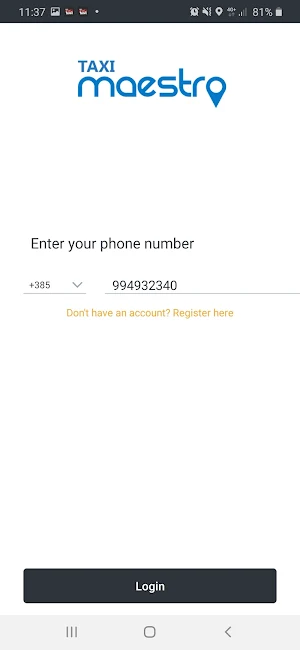 Maestro Taxi Screenshot 1