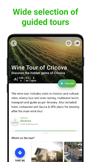 Cricova Tour Guide:SmartGuide Screenshot 3
