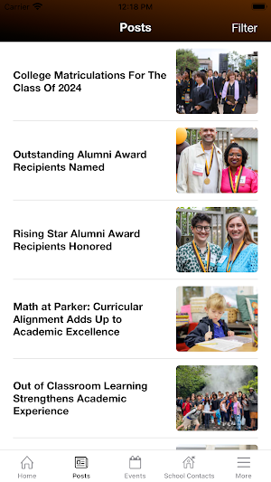 Francis Parker School Screenshot 1