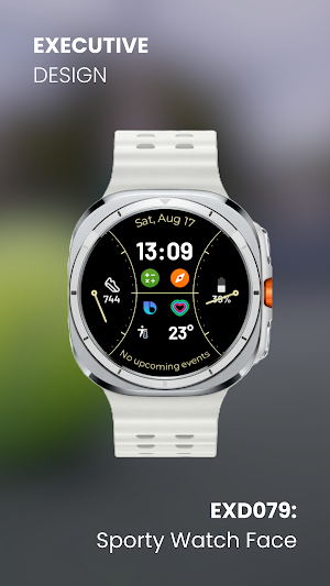 EXD079: Sporty Watch Face Screenshot 3