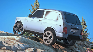 Lada Niva City Driving Simulator Screenshot 2